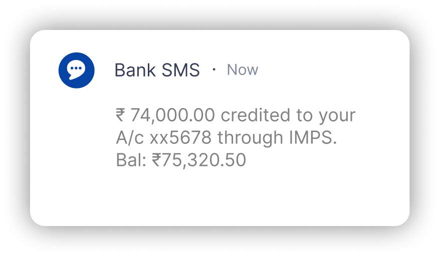 Bank SMS